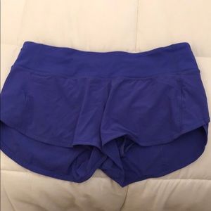 Lululemon speed shorts